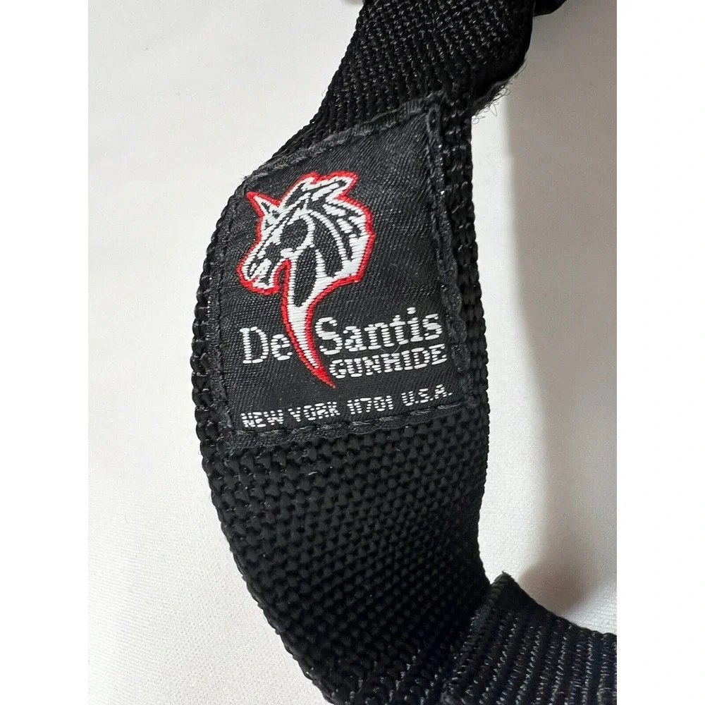 DeSantis Left Hand Holster Black Nylon Cordura Gun Holster Strap Concealed Carry